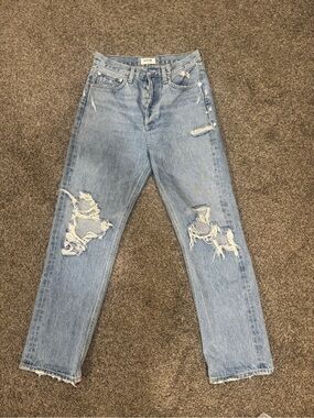 Agolde 90's midrise loose fit sz 27 Fall Out